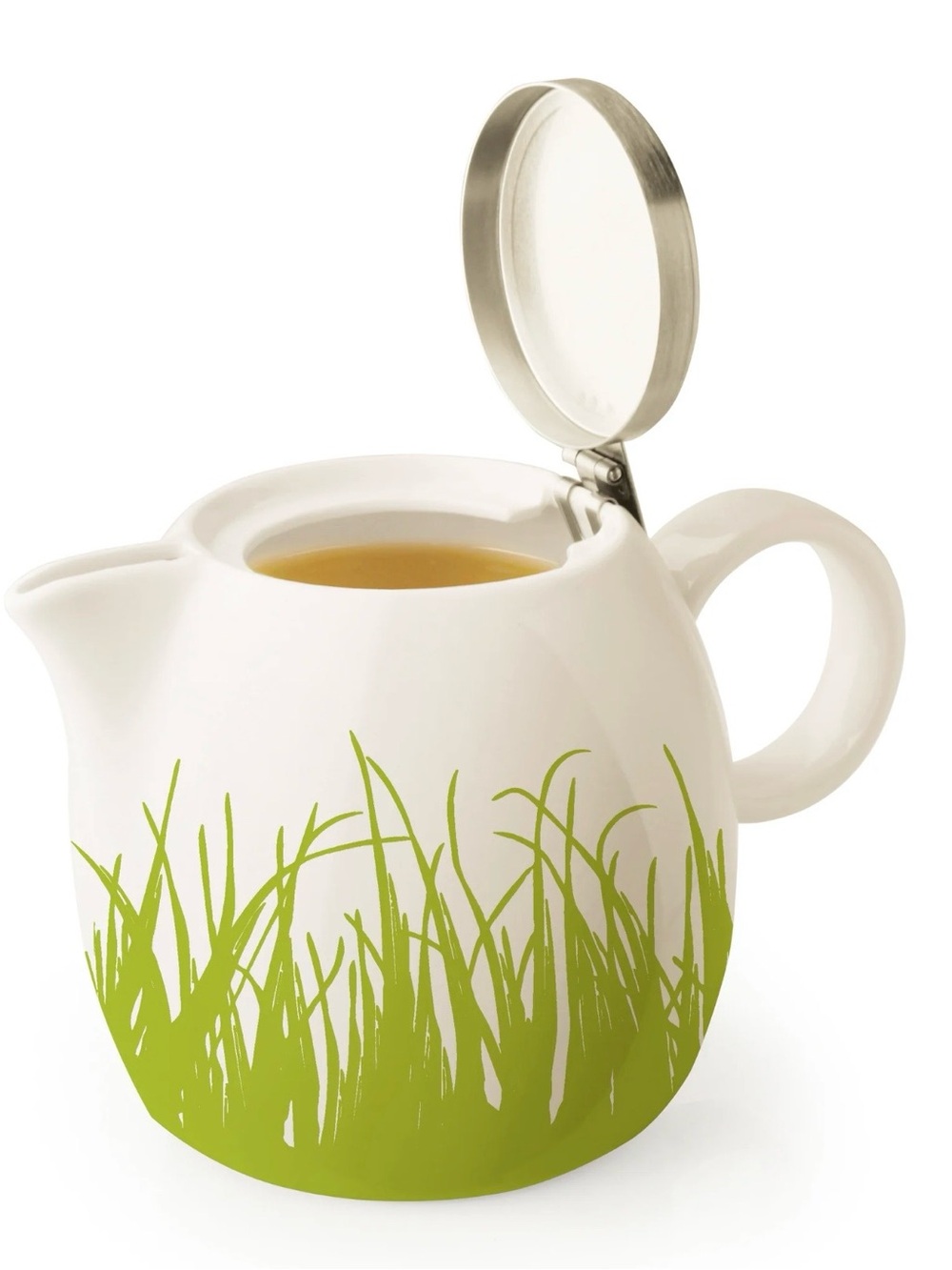 Teaforte Ceramic Tea Pot Spring Grass Preowned